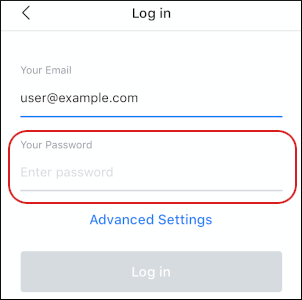 Spark Mail - Password