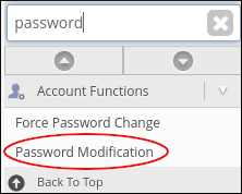WebHost Manager - Password Modification
